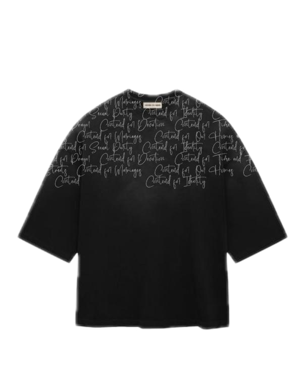 Contend Tee (Oversized) - "Contend For" Design